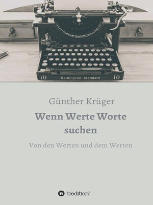 cover image of Wenn Werte Worte suchen